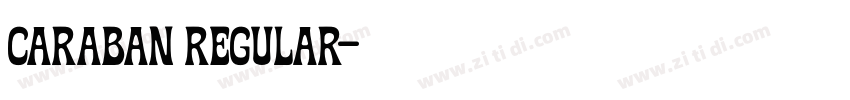 Caraban Regular字体转换